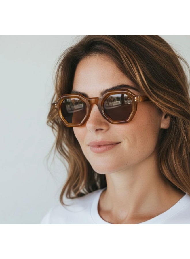 Pedro Trendy Brown Sunglasses - Image 2